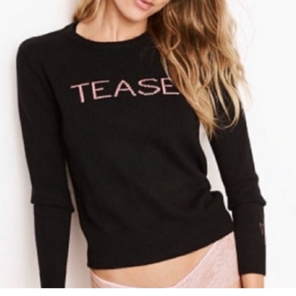 Victoria’s Secret Tease Black Sweater. Size Small